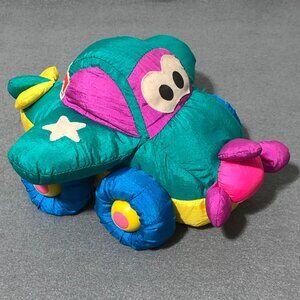 1993 Vintage Tonka Airplane Soft Walkin Wheels 9" Plush Retro Nylon